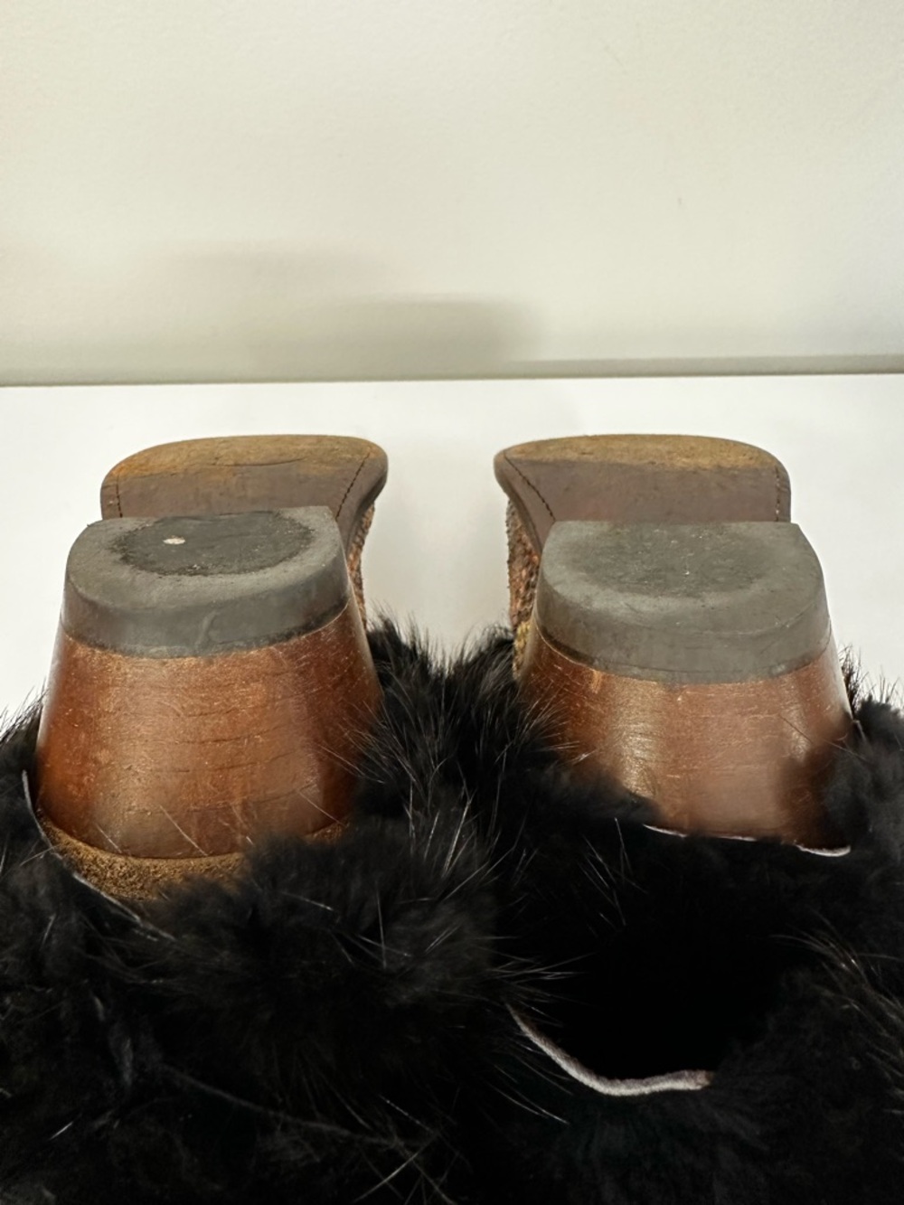 Lucchese Boots Exotic Fur Canty Western Heel Women’s Size 9.5 - Picture 12 of 13